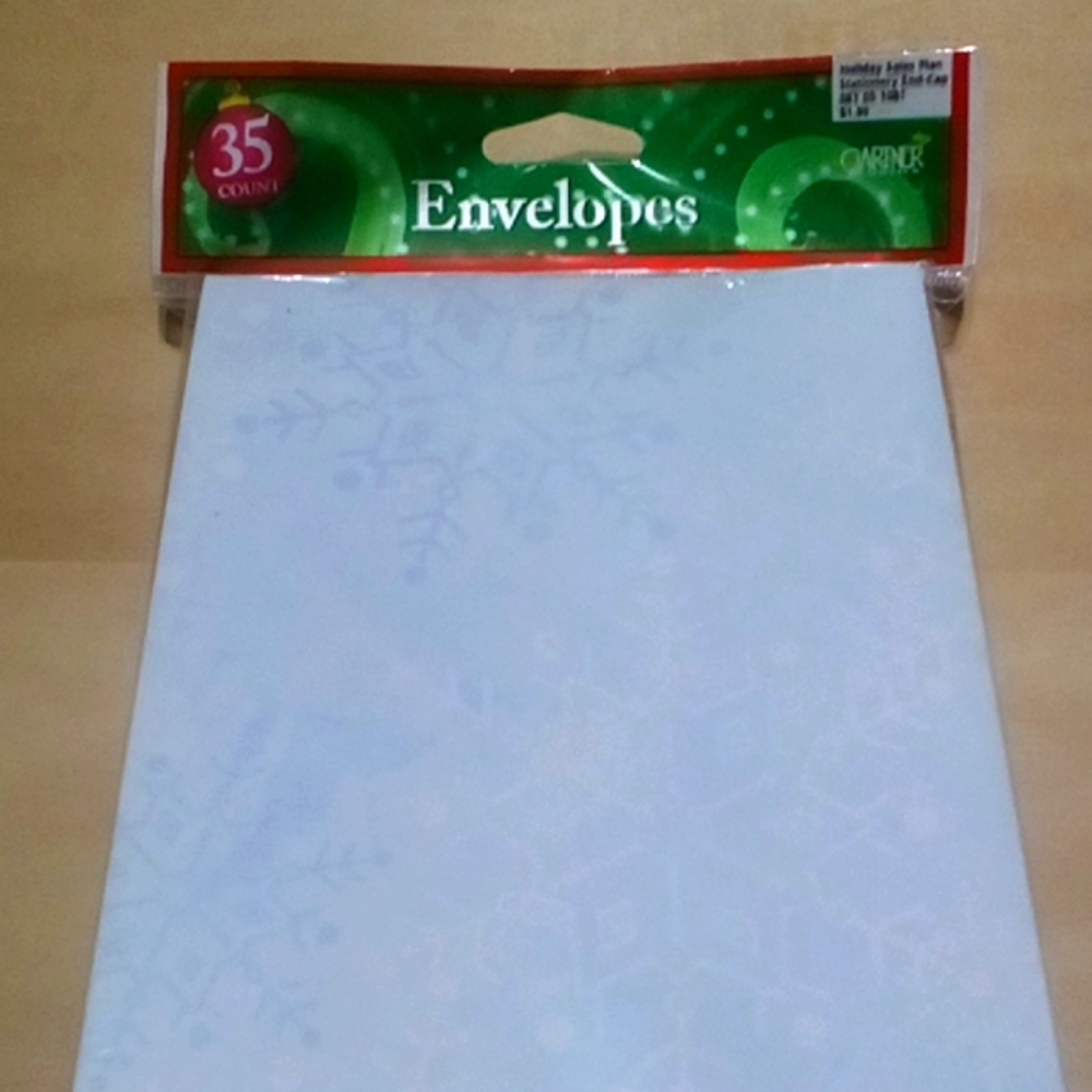 5/$15 Snowflake Envelopes 35 Ct Gartner